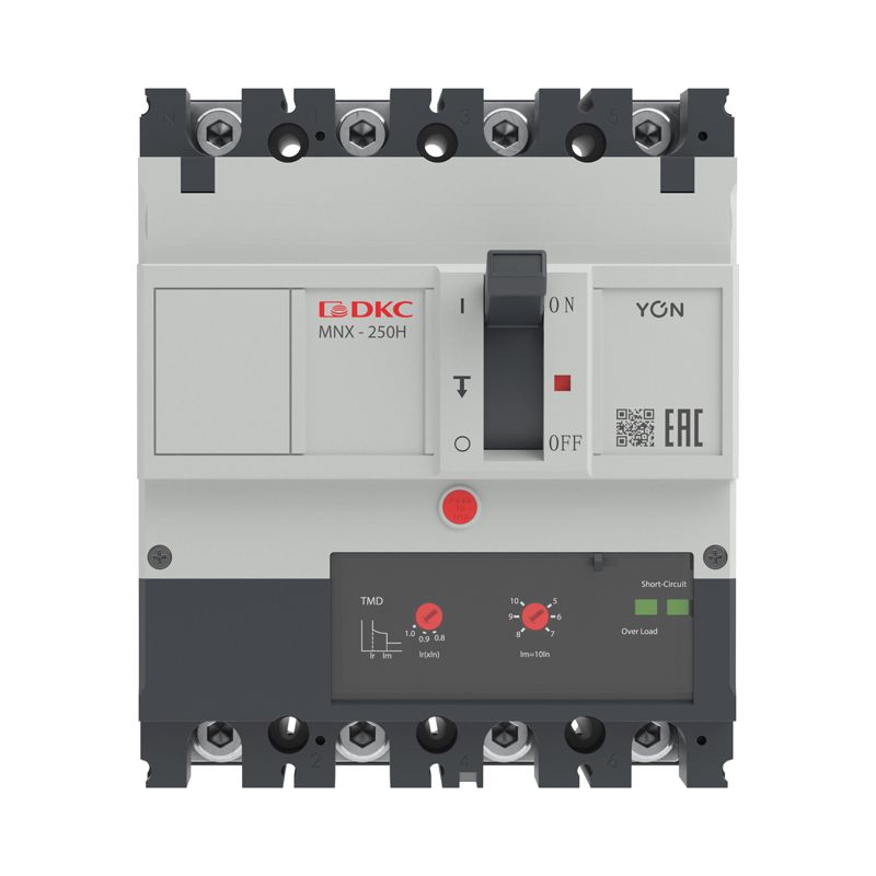  Выключатель автоматический 3N 250А 150кА pro MNX250H при AC415V расцепитель TMD YON MNX250H3NTMD0250 фото в каталоге от BTSprom.by
