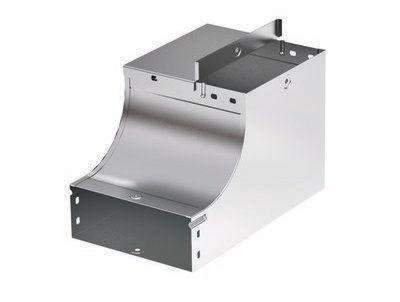 Угол для лотка вертикальный внутренний правый 90град. 600х100 CSSD 90 в компл. с крепежн. элемент. цинк-ламель DKC 37148KZL от BTSprom.by