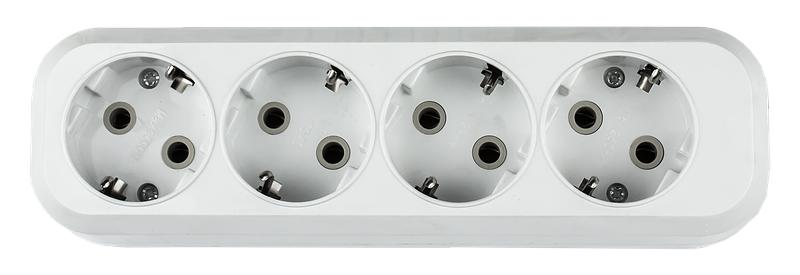 колодка уз-4-grand 4-м с заземл. 5140 asd / in home 4690612000503 от BTSprom.by