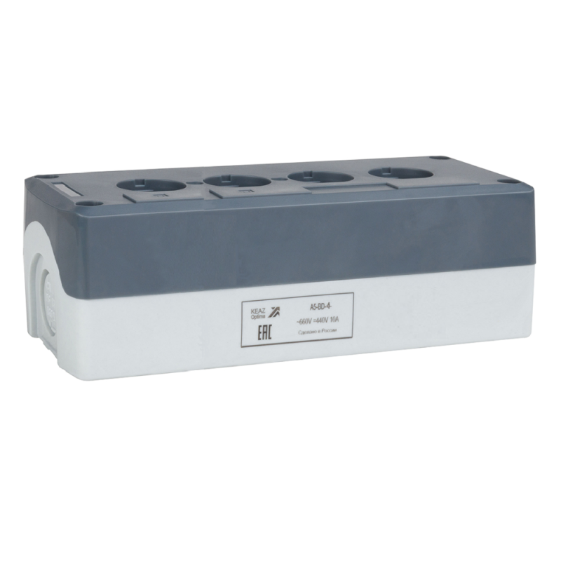 корпус кнопочного поста optisignal d22 a5-bd-4 4 отв xald04 кэаз 362259 от BTSprom.by