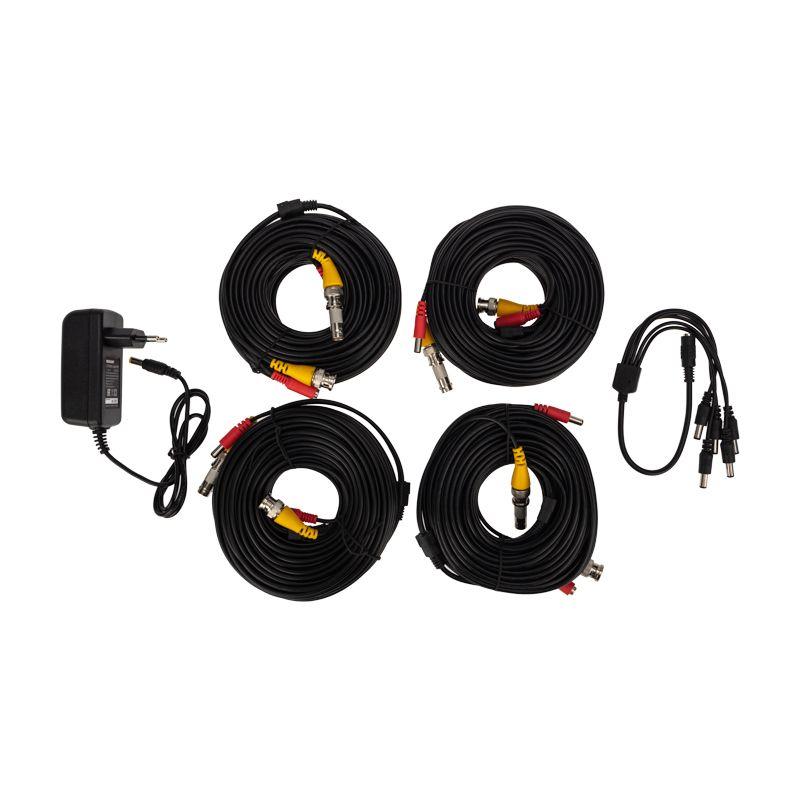  Комплект видеонаблюдения 4 наружные камеры AHD/2.0 Full HD Rexant 45-0520 фото в каталоге от BTSprom.by