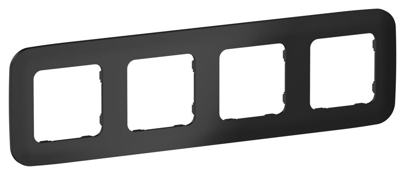 рамка 4-м сп flite ру-4-а-флч черн. iek fi-m42-31-20-k02 от BTSprom.by