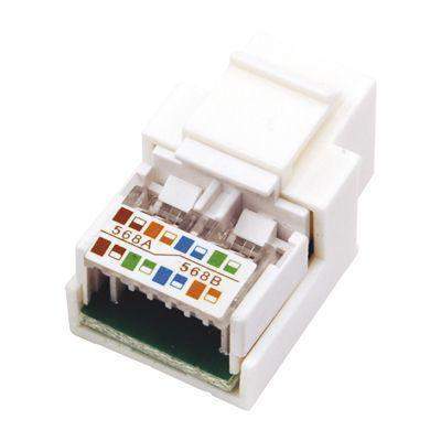 модуль keystone jack rj45 (8p8c) кат.5e utp неэкранир. тип 180град. бел. rexant 03-1011 от BTSprom.by