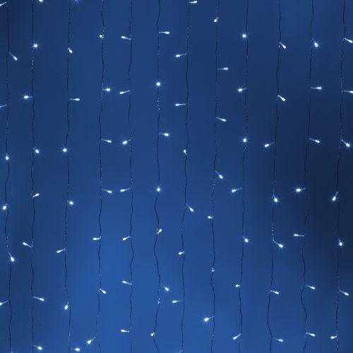 гирлянда светодиодная "занавес" 3х2м 240led холод. бел. 220в holiday inzl-02w intro б0060438 от BTSprom.by