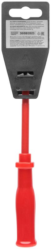  Отвертка изолированная 1000В CrV сталь пластик. ручка 4х100мм SL FIT 55802 фото в каталоге от BTSprom.by