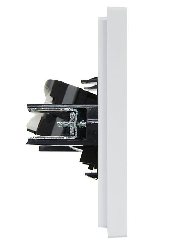  Розетка компьютерная RJ45 кат.5E FORTE&PIANO FP232 бел. IEK FP-K10-1-K01 фото в каталоге от BTSprom.by