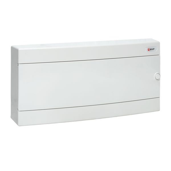 щит распределительный навесной unix 1х24мод. ip41 бел. дверь proxima ekf ux-1x24-nw от BTSprom.by