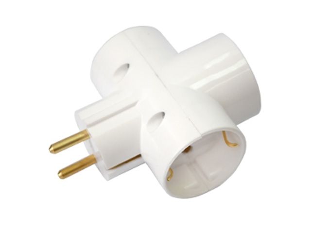 разветвитель 3-местный (с/з, 16а, 250в) (bylectrica) рв16-377 от BTSprom.by