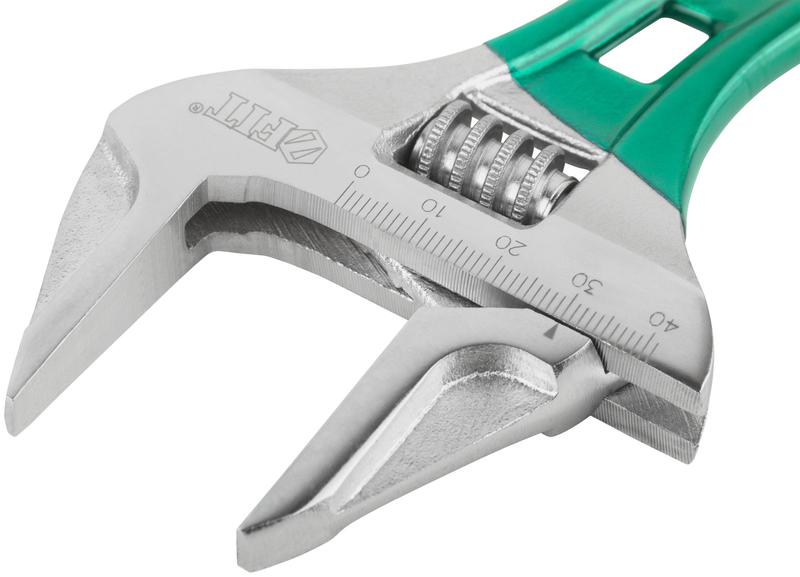  Ключ разводной "Смарт" CrV укороченный узкие губки шкала экстра увелич. захват 155мм 43мм FIT 70213 фото в каталоге от BTSprom.by