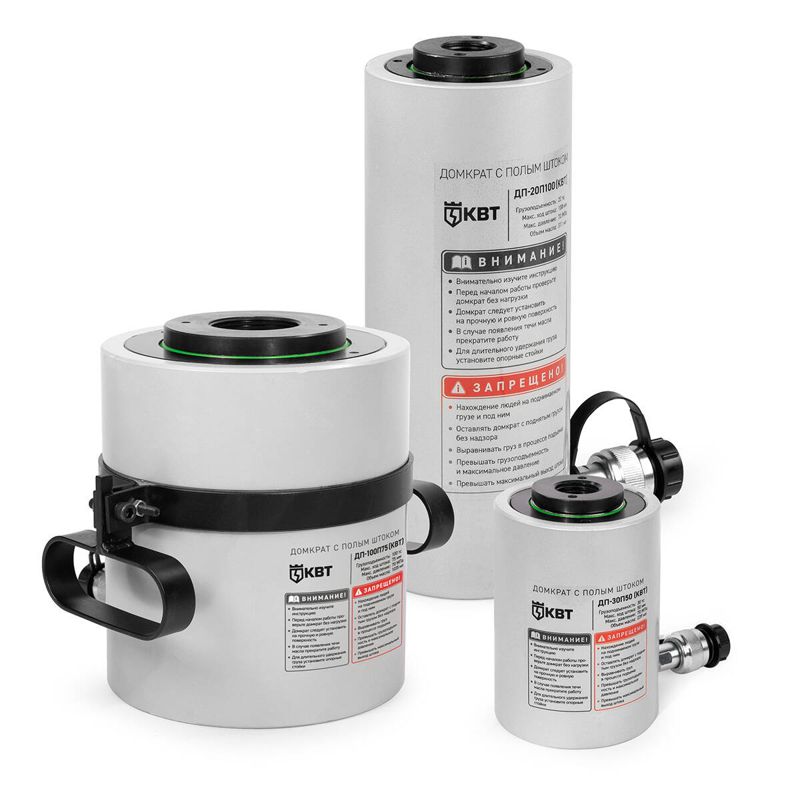 домкрат с полым штоком дп100п75 квт 84592 от BTSprom.by