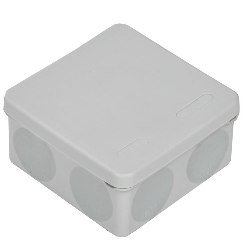  Коробка распаячная ОП КМ42455 100х100х50мм IP67 8 вводов сер. IEK UKO21-100-100-050-K41-66 фото в каталоге от BTSprom.by