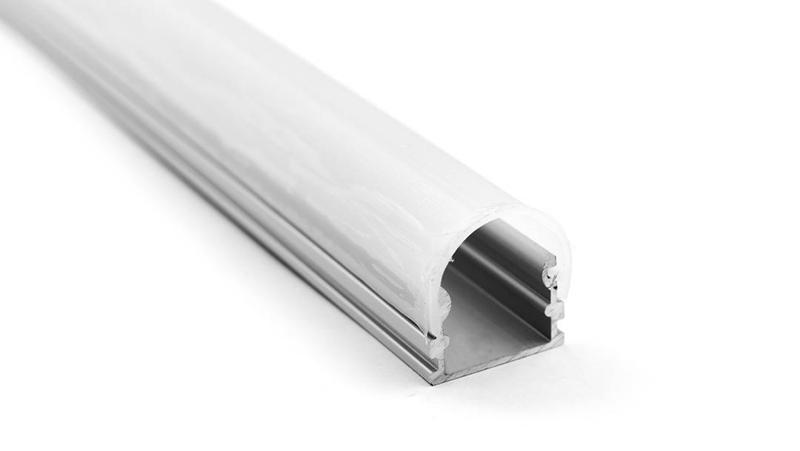  Профиль накладной ROUND SF-2121-RD L2000 с полукруглым экраном алюм. SWG Standard 00-00000085 фото в каталоге от BTSprom.by