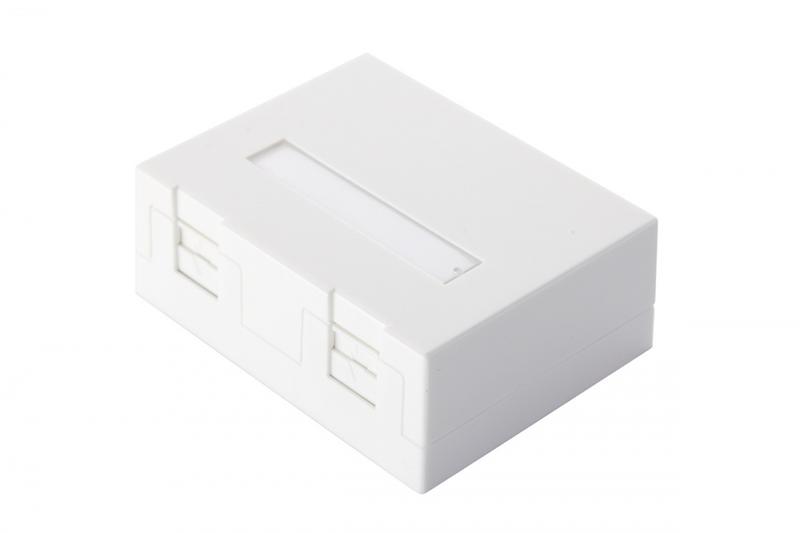 коробка настенная 2-порт. со шторками бел. eurolan 12b-04-02wt-2 от BTSprom.by