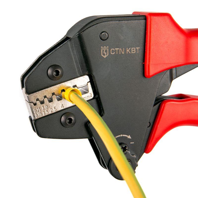  Пресс-клещи с набором матриц CTN КВТ 80102 фото в каталоге от BTSprom.by