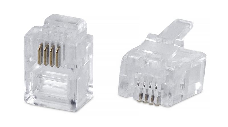 коннектор телефонный неэкранир. rj-11/rj-12 6p4c cabeus 7012c от BTSprom.by