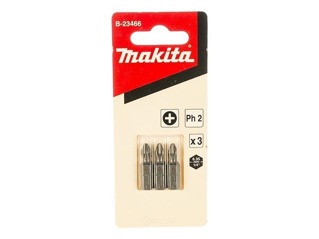 насадка ph2, 25 мм, c-form makita 3 шт. b-23466 от BTSprom.by