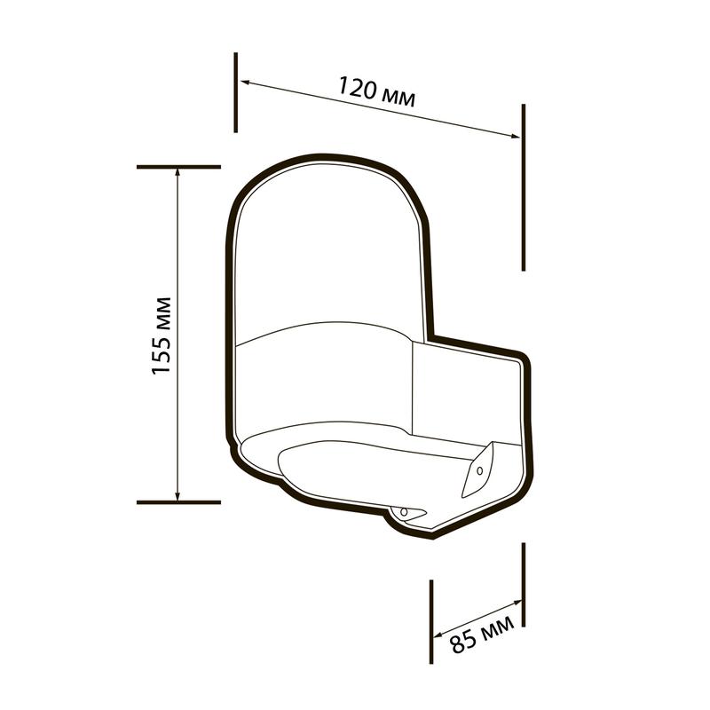  Светильник PWL 155085 SAUNA WHITE E27 IP54 230В термостойкий для саун бел. JazzWay 5061873 фото в каталоге от BTSprom.by