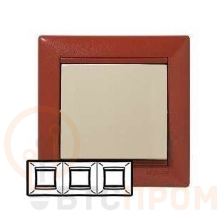 Рамка 3-м Valena горизонт. терра Leg 770013 фото в каталоге от BTSprom.by  Рамка 3-м Valena горизонт. терра Leg 770013 фото в каталоге от BTSprom.by