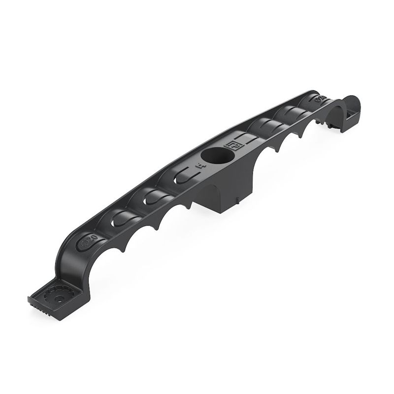 держатель труб d20мм для прямого монтажа двусторон. на 8 мест черн. (уп.20шт) промрукав pr13.03295 от BTSprom.by