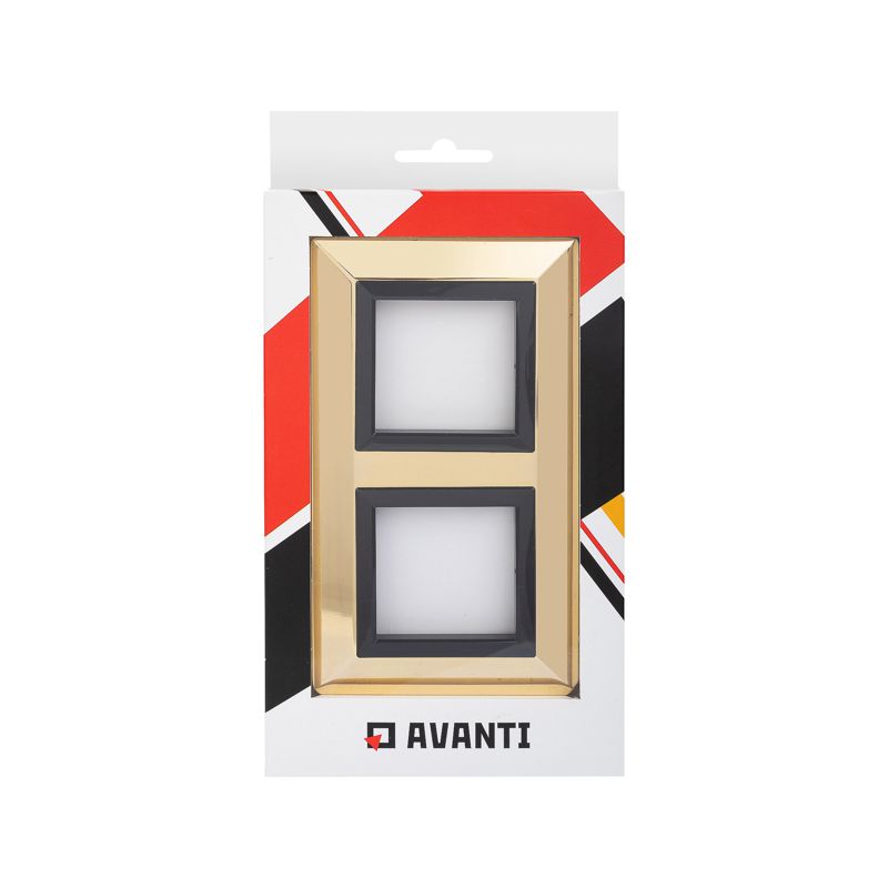  Рамка 2-м 4мод. Avanti метал. зол. DKC 4408854 фото в каталоге от BTSprom.by