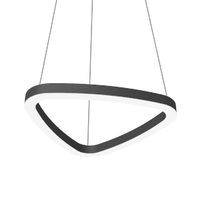 светильник светодиодный enso a 560х530х40 25вт 3000к подвесной с опаловым рассеив. ral9005 черн. матов. varton v1-r0-9a403-30000-2002530 от BTSprom.by