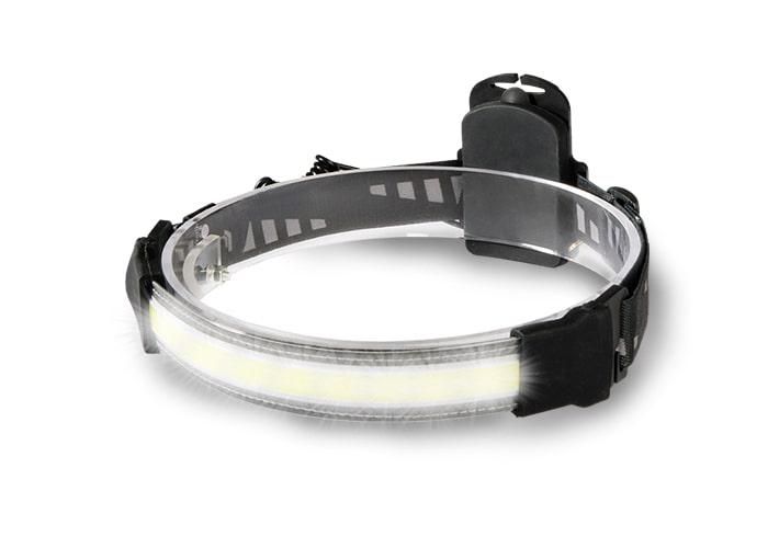 фонарь налобный h5-l8w-flex cob 400лм 7000к-8000к ip44 3 режима: 100проц./50проц./мигающ. угол свечения 220град. 3хaaa (не в компл.) фаzа 5037458 от BTSprom.by