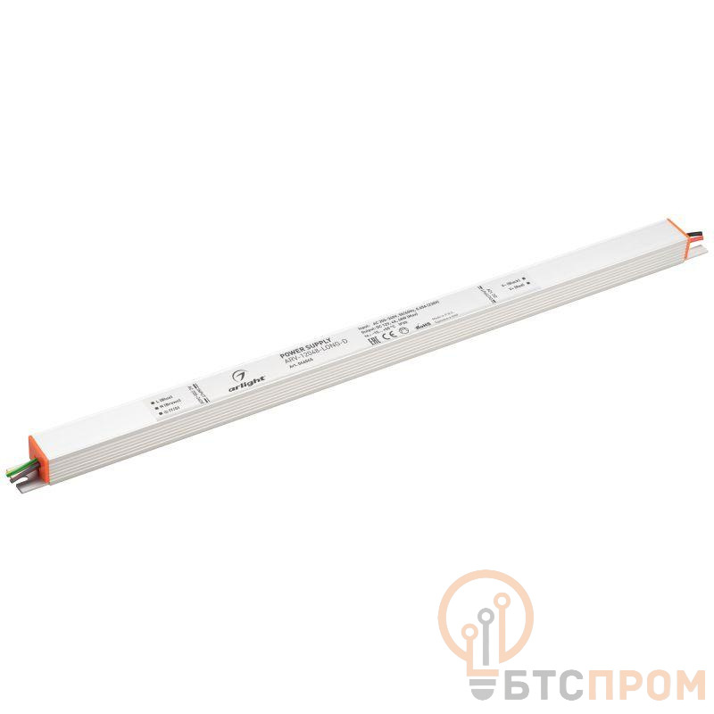 Блок питания ARV-12048-LONG-D (12В 4А 48Вт) IP20 металл Arlight 046045 фото в каталоге от BTSprom.by  Блок питания ARV-12048-LONG-D (12В 4А 48Вт) IP20 металл Arlight 046045 фото в каталоге от BTSprom.by