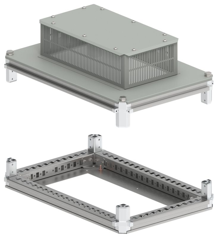 крыша и основание (под фланец) 400х600 ip31 format iek fo-00-kof-040-060-31 от BTSprom.by