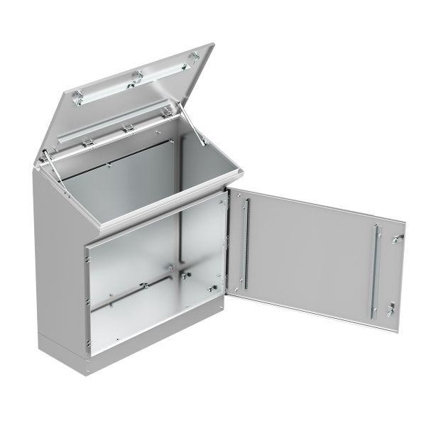  Пульт управления напольный "Inox" AISI304 TP10 IP55 (960х1000х400) EKF mb-inox-96-100-40 фото в каталоге от BTSprom.by