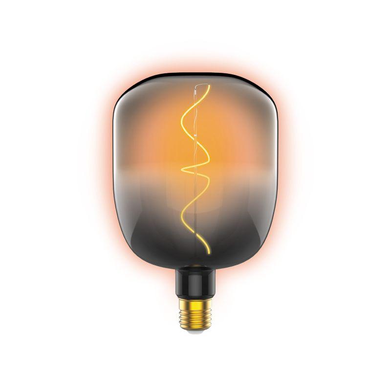 Лампа светодиодная филаментная Black Filament 5Вт V140 1800К тепл. бел. E27 200лм GAUSS 1008802105 фото в каталоге от BTSprom.by