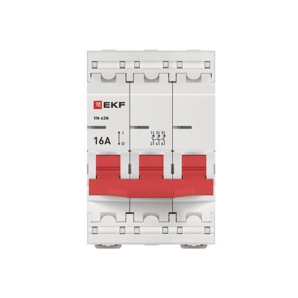  Выключатель нагрузки 3п 16А ВН-63N PROxima EKF S63316 фото в каталоге от BTSprom.by