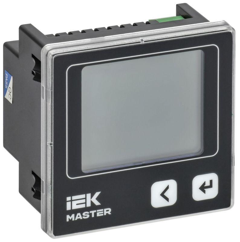 амперметр цифровой щитовой 3ф rs-485 72х72 lcd master iek mi-da11-6-3-1-lcd от BTSprom.by