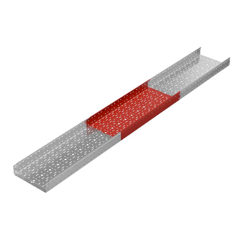 Лоток листовой перфорированный 400х100 L2500 1.5мм "Быстрый монтаж ПЛЮС" LPplus100-400-1.5-2500 INOX304 КМ PL12953 фото в каталоге от BTSprom.by