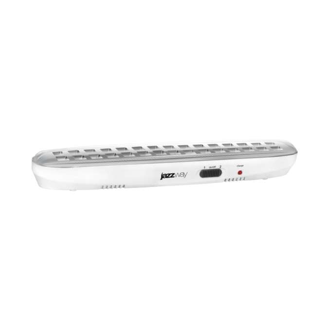 фонарь-светильник аккумуляторный accu91-l30-wh аварийный бел. jazzway 2850041 от BTSprom.by
