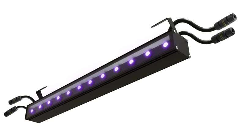 светильник l-line 600/13/д/rgbw/opl/b/24dc ip67 750лм ral9005 муар dmx ledel ln13-151-313-2115-dmx от BTSprom.by