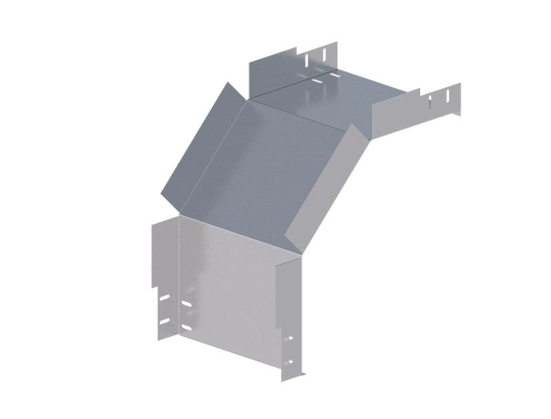 Лоток монтажный угловой 90град. вниз 300х65 сталь 1.5мм ЛУ90Н.300.65.454.1.5.1 СОЭМИ Н0121330445 от BTSprom.by