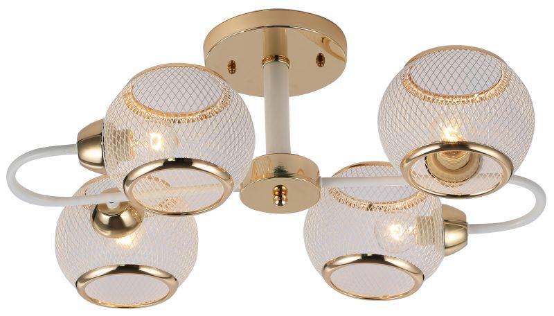 люстра mortifera 3130-304 4хe27 40вт модерн rivoli б0054885 от BTSprom.by