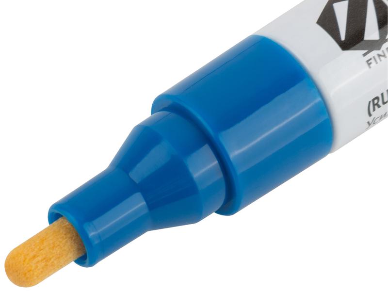  Маркер строительный с жидким красящим составом алюм. корпус син. FIT 04352 фото в каталоге от BTSprom.by