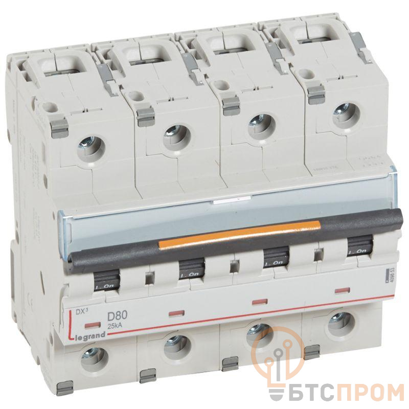 Выключатель автоматический модульный 4п D 80А 25кА DX3 6мод. 400В Leg 409853 фото в каталоге от BTSprom.by  Выключатель автоматический модульный 4п D 80А 25кА DX3 6мод. 400В Leg 409853 фото в каталоге от BTSprom.by