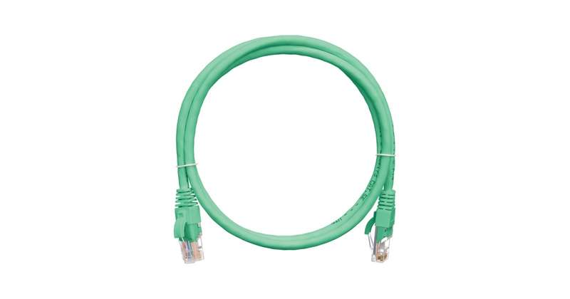 патч-корд кат.5e (класс d) u/utp 4 пары 24 awg (7х0.205мм) 100мгц 2хrj45 (8p8c) bc чистая медь lszh нг(а)-hfltx 1.5м зел. nikomax nmc-pc4ud55b-015-c-gn от BTSprom.by