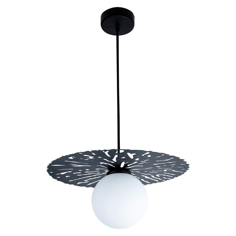  Светильник "Гелиос" 212 (плафон 8729) НСБ 01-40-192 Е14 [ИМ] подвесной черн. Элетех 1005405304 фото в каталоге от BTSprom.by