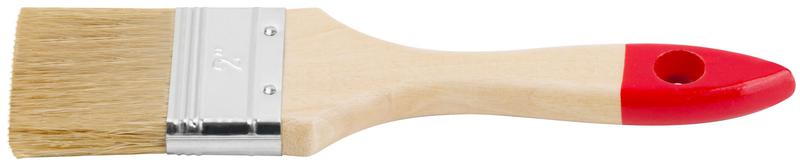  Кисть флейцевая "Оптима" 2дюйм (50мм) натур. свет. щетина деревянная ручка КУРС 00815 фото в каталоге от BTSprom.by