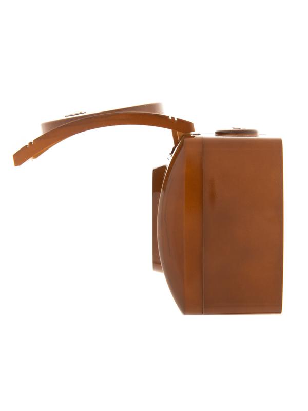  Розетка 1-м ОП Nata 16А IP20 с заземл. с защ. крышкой керамика сосна LEZARD 710-0800-123 фото в каталоге от BTSprom.by