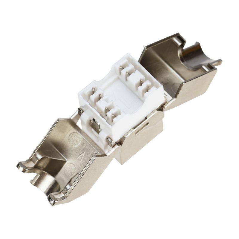  Модуль Keystone Jack RJ-45(8P8C) FTP экранир. кат.6 тип 180град. самозажимной PRO Rexant 02-0261 фото в каталоге от BTSprom.by