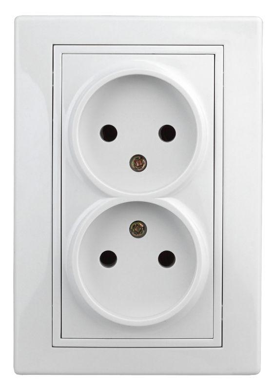 розетка 2-м сп plano 1-204-01 16а ip20 250в 2х2p бел. intro б0027613 от BTSprom.by