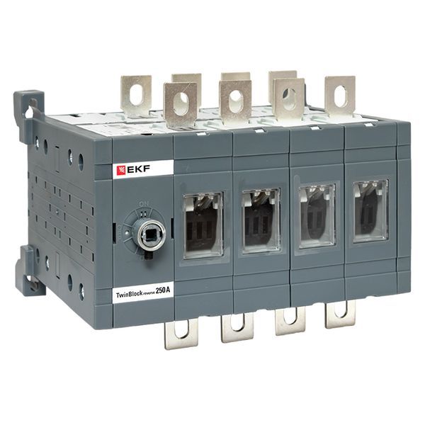 рубильник 4п 250а реверсивный без рукоятки управления twinblock ekf tb-s-250-4p-rev от BTSprom.by