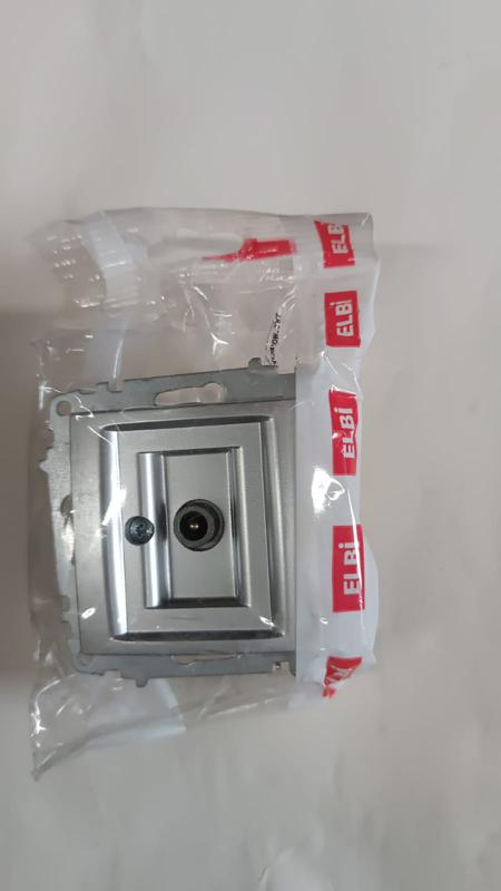 розетка телевизионная проходная tv zena 8дб-12дб-18дб-20дб с размагничивателем механизм сер. abb 609-011000-272 от BTSprom.by