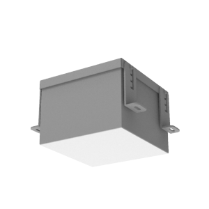 светильник светодиодный dl-grill cri90 для потолка грильято 150х150мм 24вт 3000к 140х140х100мм ip54 встраив. ral7045 сер. муар диммер dali varton v1-r0-71809-10d01-5402430 от BTSprom.by