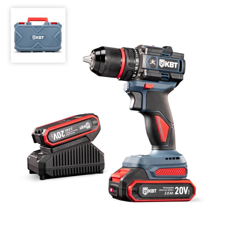 шуруповерт аккумуляторный бесщеточный db-20-13 серия профи квт 102588 от BTSprom.by