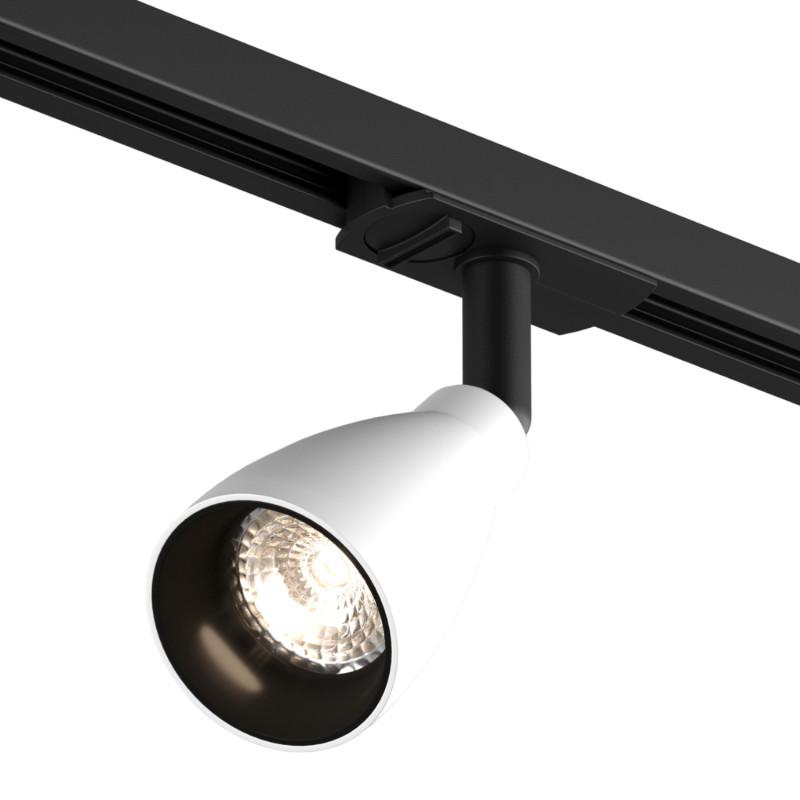светильник трековый 15вт gu10 ip20 алюм. пластик черн. с бел. denkirs 712728 от BTSprom.by